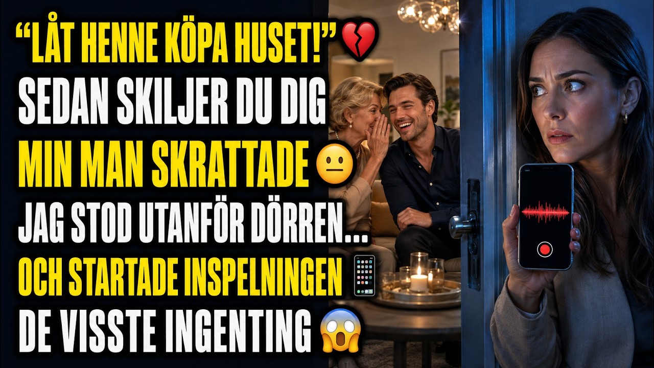Jag stod i hallen med en påse i handen, genomblöt av regnet, när jag hörde min svärmors röst inifrån lägenheten. Jag hade kommit hem en dag tidigare från Göteborg för att överraska min man....