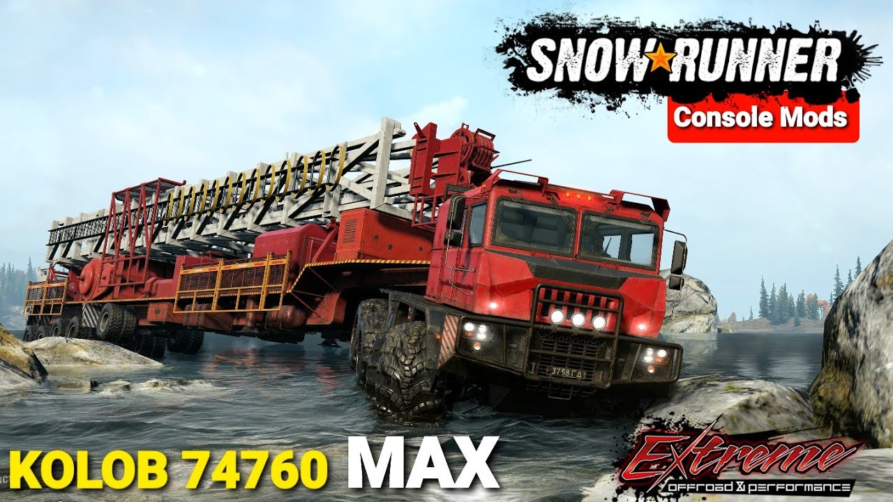 New Trucks KOLOB 74760 MAX In SnowRunner Phase 5 Update