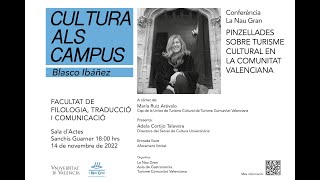 Conferència María Ruiz Arévalo: Pinzellades sobre turisme cultural en la Comunitat Valenciana