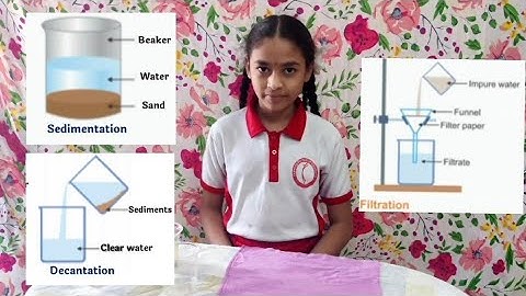 How to do Sedimentation || Decantation || Filtration Science experiment at Home || Easy  to try Kids