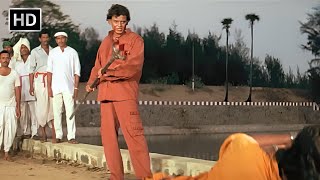 प्राण जाए पर वचन ना जाए - Mithun Chakraborty, Jackie Shroff - Ganga Ki Kasam Movie - Action Scene