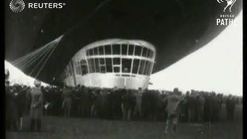 TRANSPORT: Graf Zeppelin at Cardington (1930)