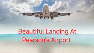 BEAUTIFUL LANDING AT PEARSON AIRPORT - MEIN LAJPALAN DE LAR LAGIYAN ❤️ Resimi