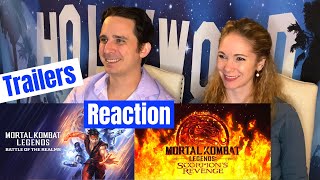 Mortal Kombat Legends Scorpions Revenge and Battle of the Realms Trailer Reaction