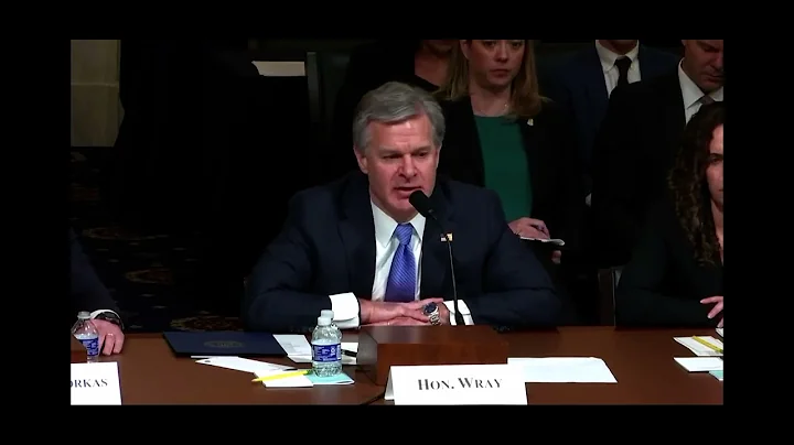 Gottheimer Questions FBI Director Wray About Rise ...