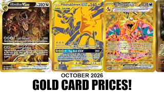 Top 50 Most Expensive GOLD Pokémon Cards! 2026 October Pokemon TCG