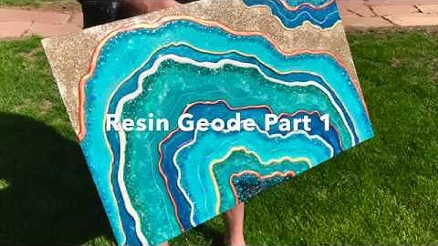 Resin Geode Painting - Part One