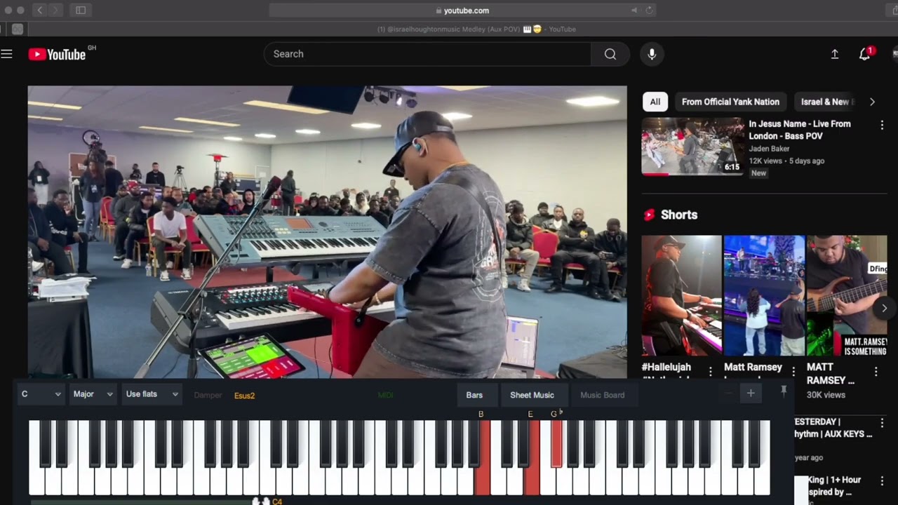 Snippet Israel Houghton  from TMRC 25 sponsored by Patience Quarshie Lamptey 