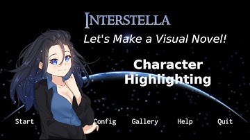 Make a Visual Novel in Unity 2023 - Episode 08 (part3) Character Highlighting