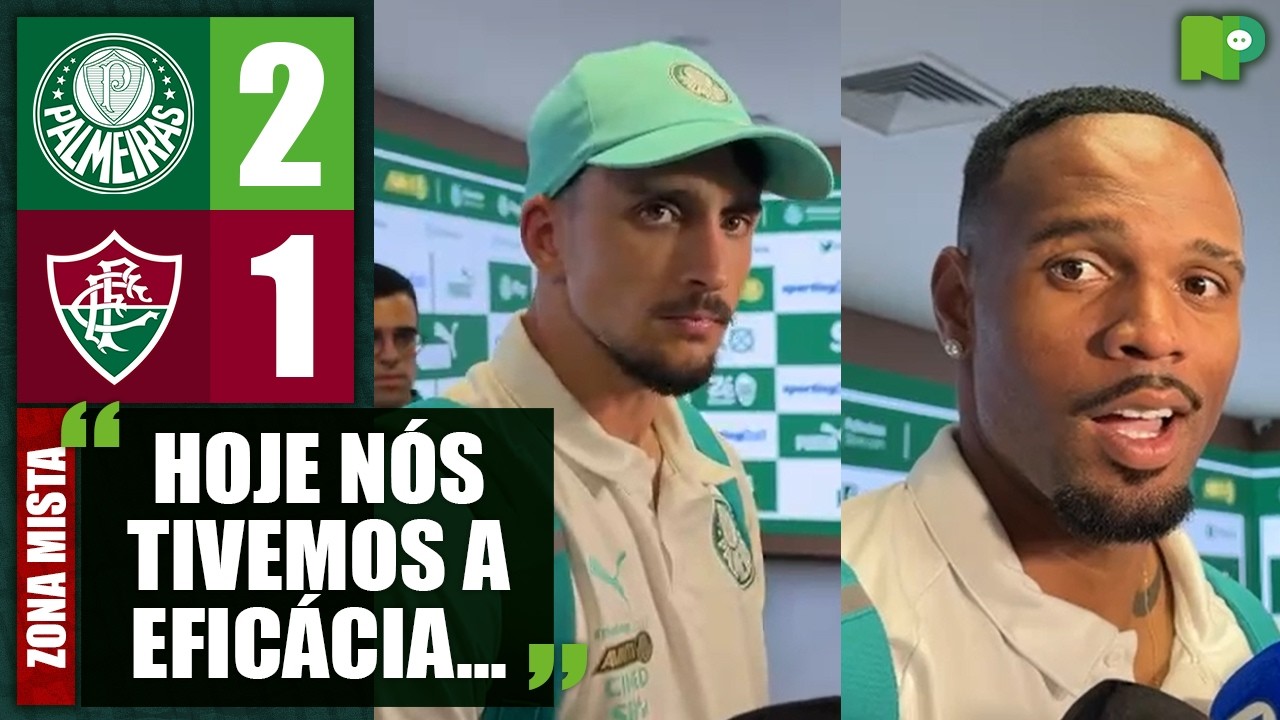 VEJA O QUE PIQUEREZ E CARLOS MIGUEL FALARAM NA ZONA MISTA | PALMEIRAS 2 X 1 FLUMINENSE | BRASILEIRÃO