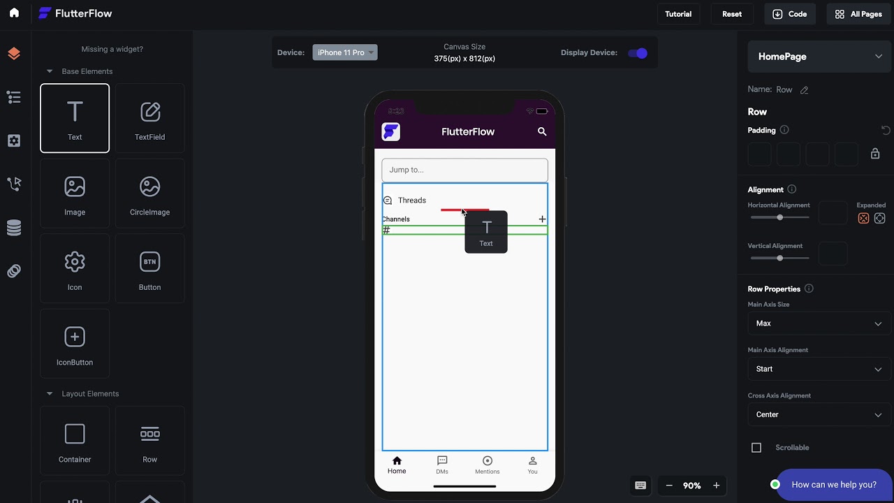FlutterFlow Demo: Building Slack Home Page UI in 12 Minutes (8x Speed ...