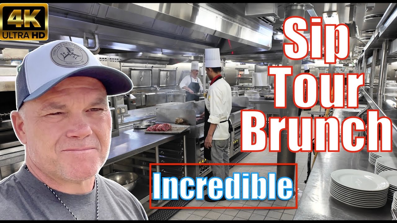 Sip, Tour, Brunch: The Ultimate Harmony of the Seas Excursion Experience. 4K video