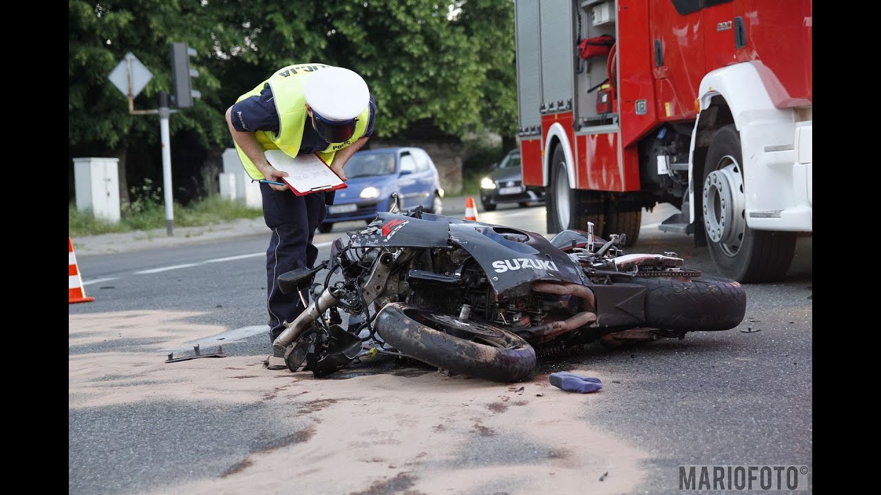 Wypadek Śmiertelny Motocyklisty W Opolu - Youtube