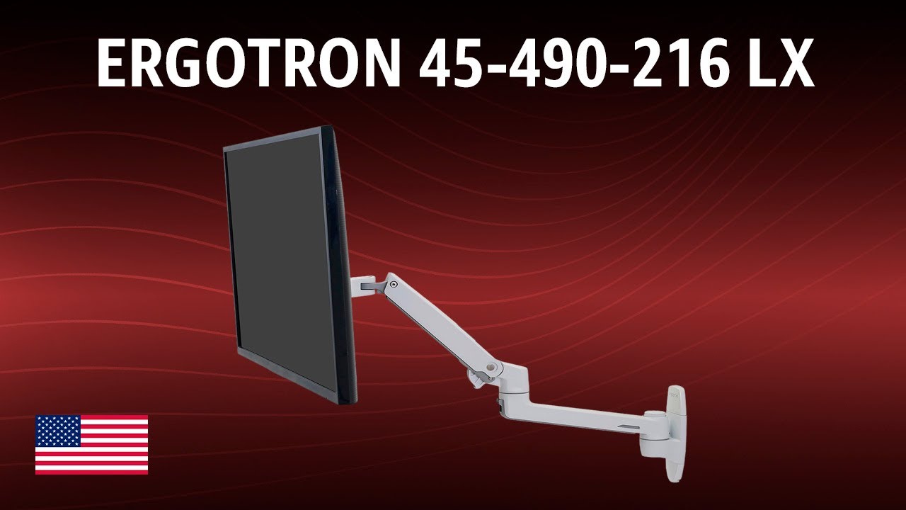 Monitor Arm for Table Mounting ERGOTRON (45-490-216 LX) | TEST