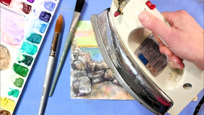How To Flatten A Watercolor Painting