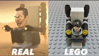 How to make lego mini G-Man Toilet 2.0