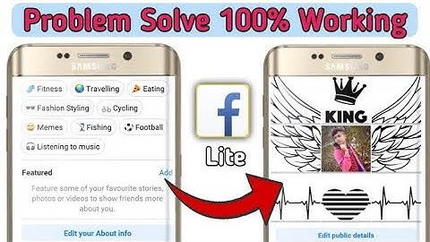 Facebook Lite Featured Photo Problem Solve | 100% Working | FB Lite featured photo problem 2020
