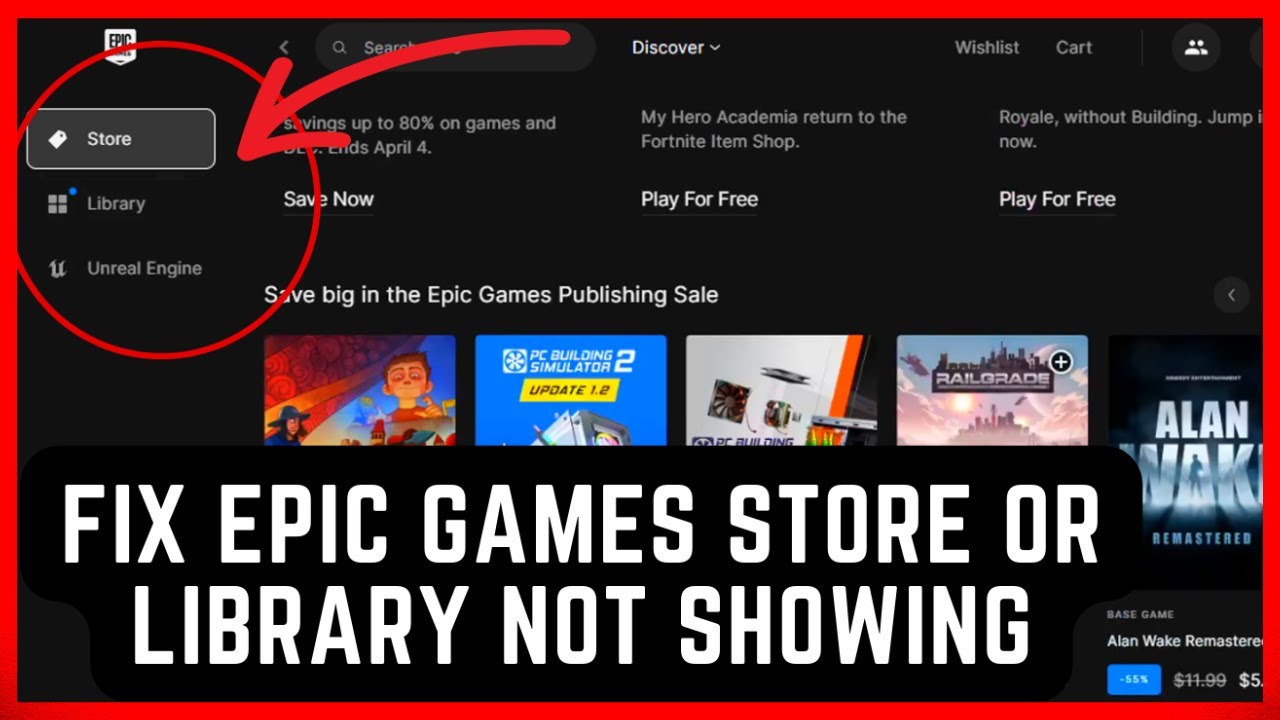 What do I do if I am unable to view my library? - Epic Games Store