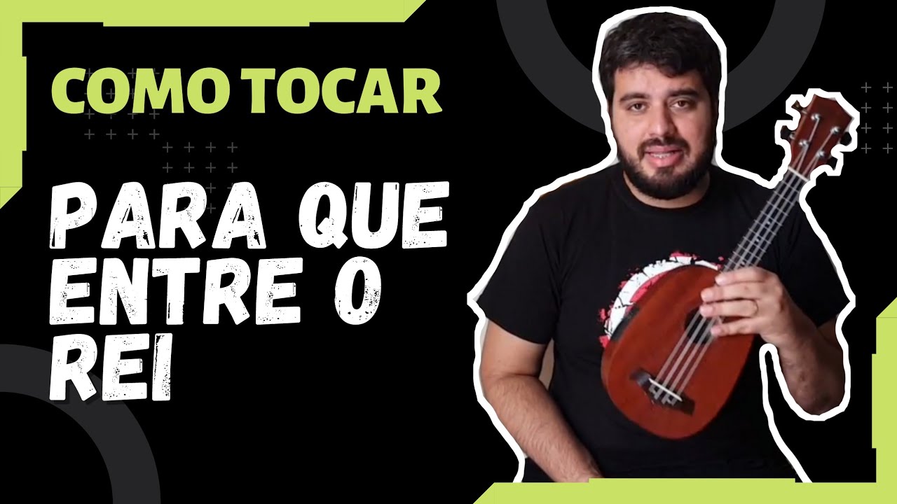 #223 | ⚠️ TUTORIAL ⚠️ Para que entre o rei - Morada | Ukulele | Aula de Ukulele para iniciantes