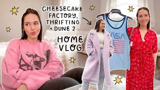 Home Vlog  First time at The Cheesecake Factory, thrifting + Dune Part 2