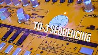 Behringer TD3 Tutorial ( Sequencing ) and learning New Order Confusion