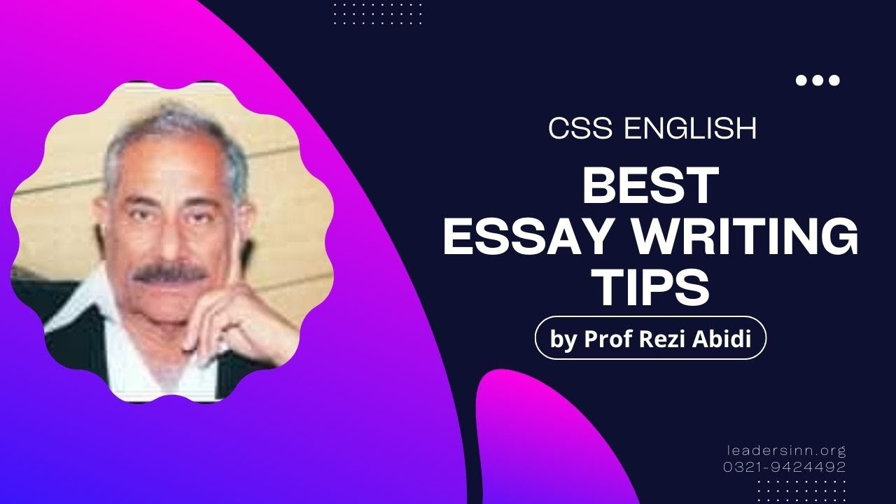 Essay Writing| Essay Writing Tips| CSS Interview| Prof. Razi Abedi| FPSC