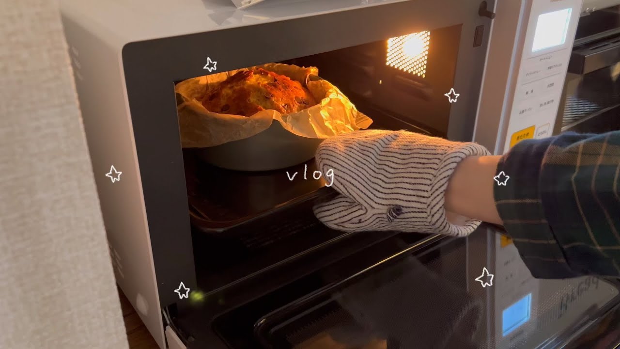 寒い日はバナナケーキを焼きましょう