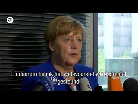 Hierom is Merkel tegen homohuwelijk