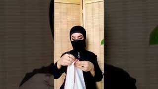 طريقة لفه الحجاب مع الكمامه ❤