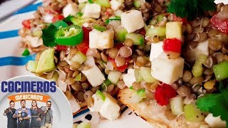 Receta: Ceviche de lentejas | Cocineros Mexicanos