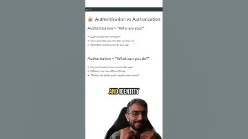 Authentication vs Authorization #appsecurity #cybersecurity101 #accesscontrol