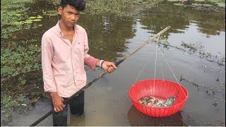 Believe This Fishing Unique Fish Trapping System | New Technique Of Catching Country Fish