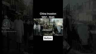 China Invasion 1937 - 1945 [Before & After]