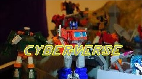 Transformers Cyberverse intro stop-motion