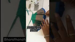💃Classical dancecostume stiching #bharathanatyamdress #frills #shorts