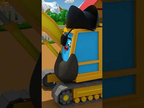 Экскаватор 🏴☠️ и карта сокровищ 🗺 | Городок Машинок#carcartoon #forkids #длядетей #animation