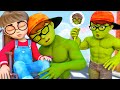 SpiderNick vs NickHulk True Friendship | Scary Teacher 3D Family Zombie Rubber Man Escape Animation