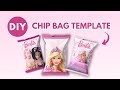 Easy Custom Chip Bag Template Design Tutorial with Canva