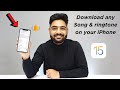 How to download any free song  set ringtone in iphone in 2022  without computer 