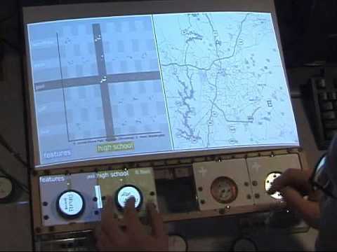MIT Media Lab demo: Tangible Query Interfaces / Parameter Wheels