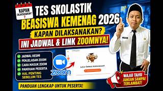 JADWAL RESMI TES SKOLASTIK Beasiswa Kemenag 2026 🔥 Wajib Tahu Sebelum Terlambat!