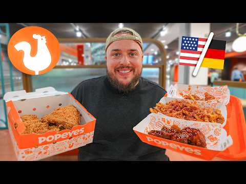 I’m testing the ONLY Popeyes in Germany 🍗