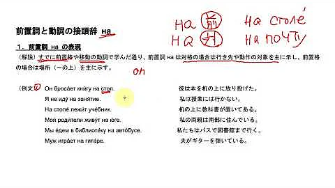 ロシア語 前置詞 名詞 ロシア語 前置詞 名詞