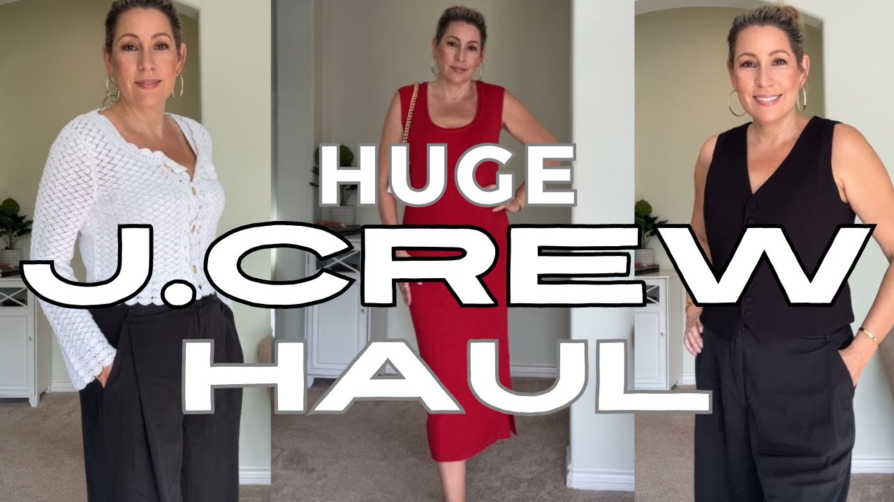 Elevate Your Look: J.Crew Fall Fashion Haul | FASHION OVER 40 | HUGE J CREW FALL HAUL |TRY ON/REVIEW