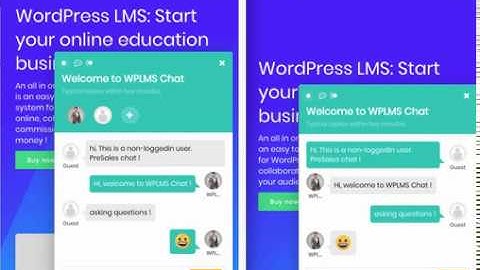 WPLMS Chat - Chat Agents and Non-Loggedin Users