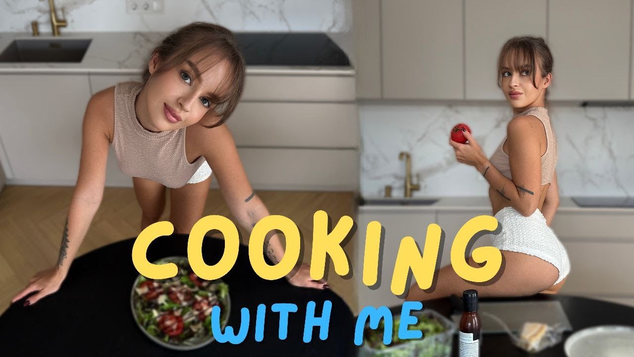 ASMR Salad Prep: Alison's Crispy Veggie Creation