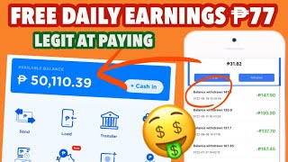 LEGIT AT PAYING APP MAG 3MONTHS NA! | FREE ₱77 DIRECT TO GCASH | RECEIVED MY 6 WITHDRAWAL NO INVEST! screenshot 1