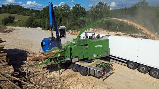 PEZZOLATO PTH 1400/1000 M - Drum chipper driven by 1050 Hp CAT C27 autonomous engine