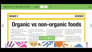 Organic vs non-organic foods