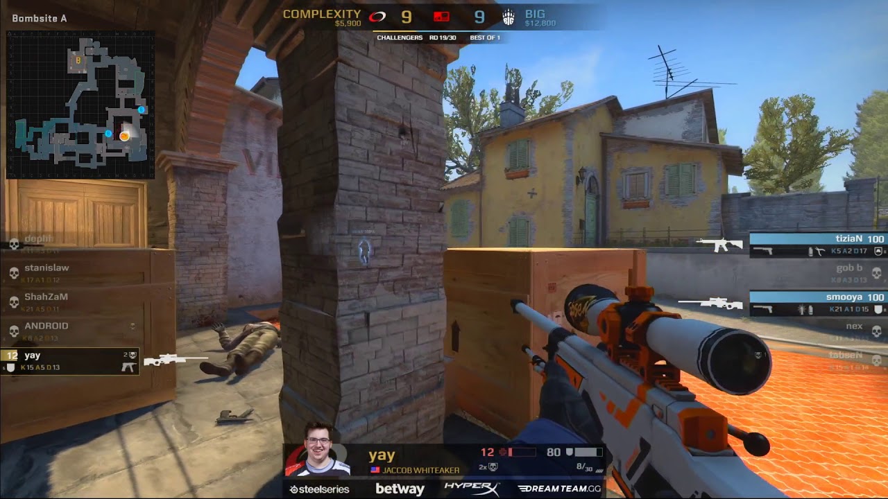 Yay 1v4 clutch vs BIG